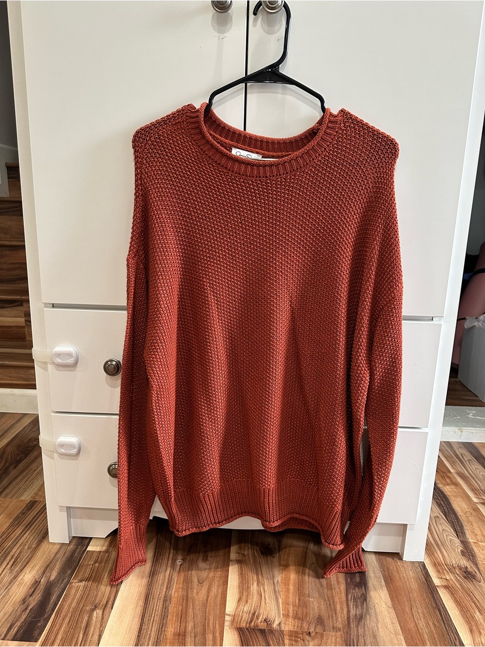 Jessica Simpson Rust Orange Crewneck Sweater